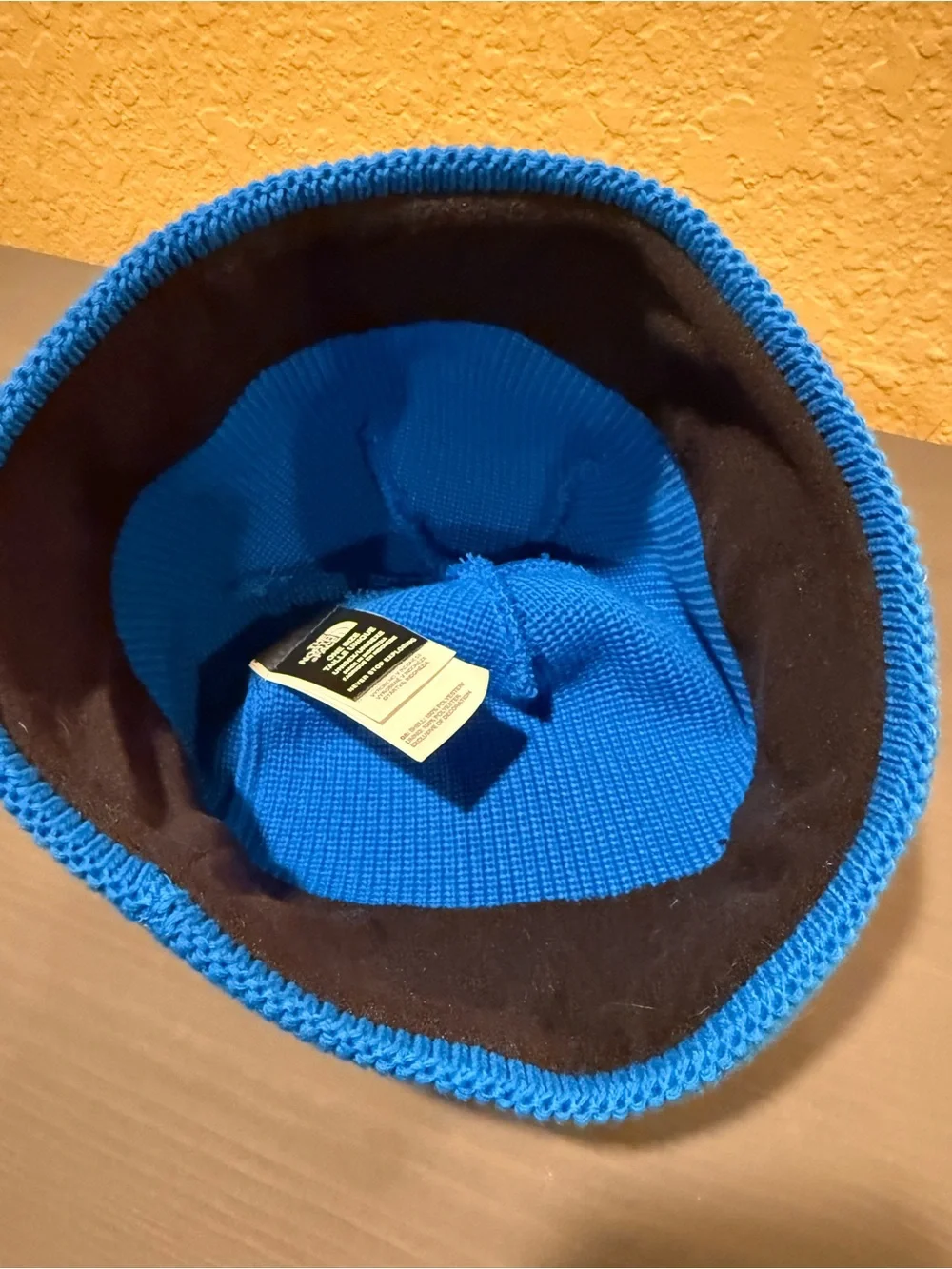 The North Face Men’s Bright Blue Knit Beanie